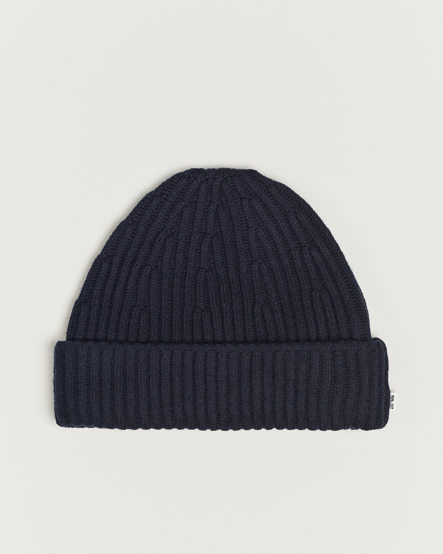 Homme | NN07 Ribbed Hat Navy Blue | NN07 | Ribbed Hat Navy Blue