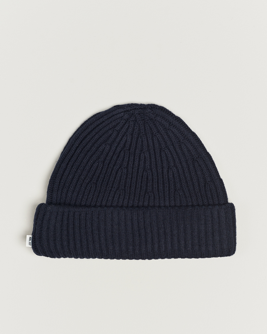 Homme | NN07 Ribbed Hat Navy Blue | NN07 | Ribbed Hat Navy Blue
