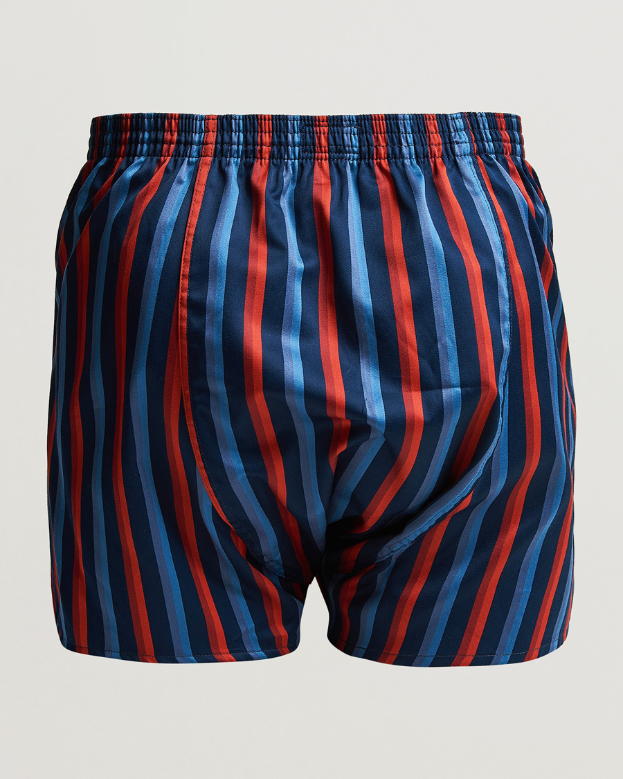 Homme | Sous-Vêtements Et Chaussettes | Derek Rose | Classic Fit Striped Cotton Boxer Shorts Multi