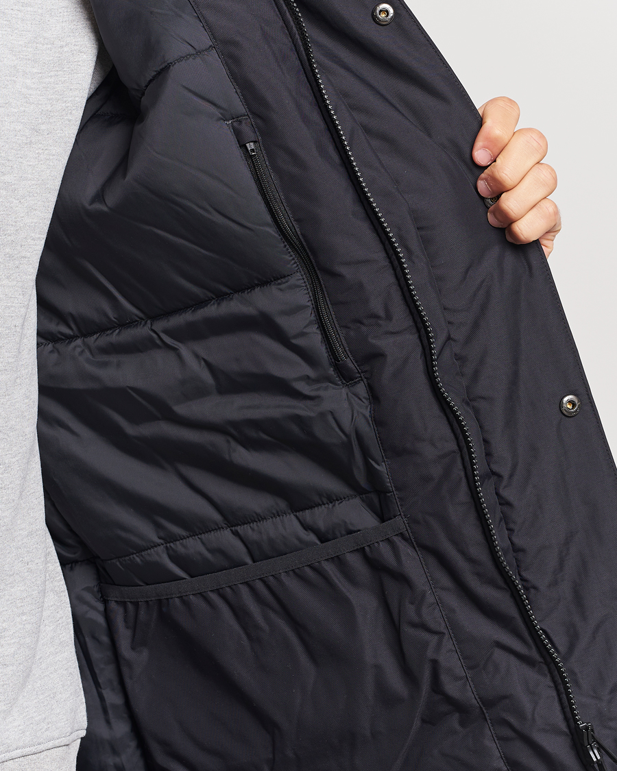 Homme | Manteaux Et Vestes | Fred Perry | Padded Zip Through Parka Black