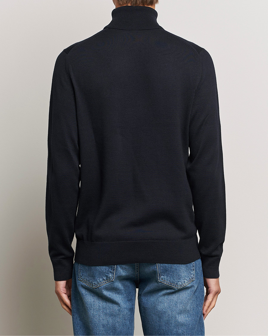 Homme | Pulls Et Tricots | Fred Perry | Knitted Rollneck Jumper Navy