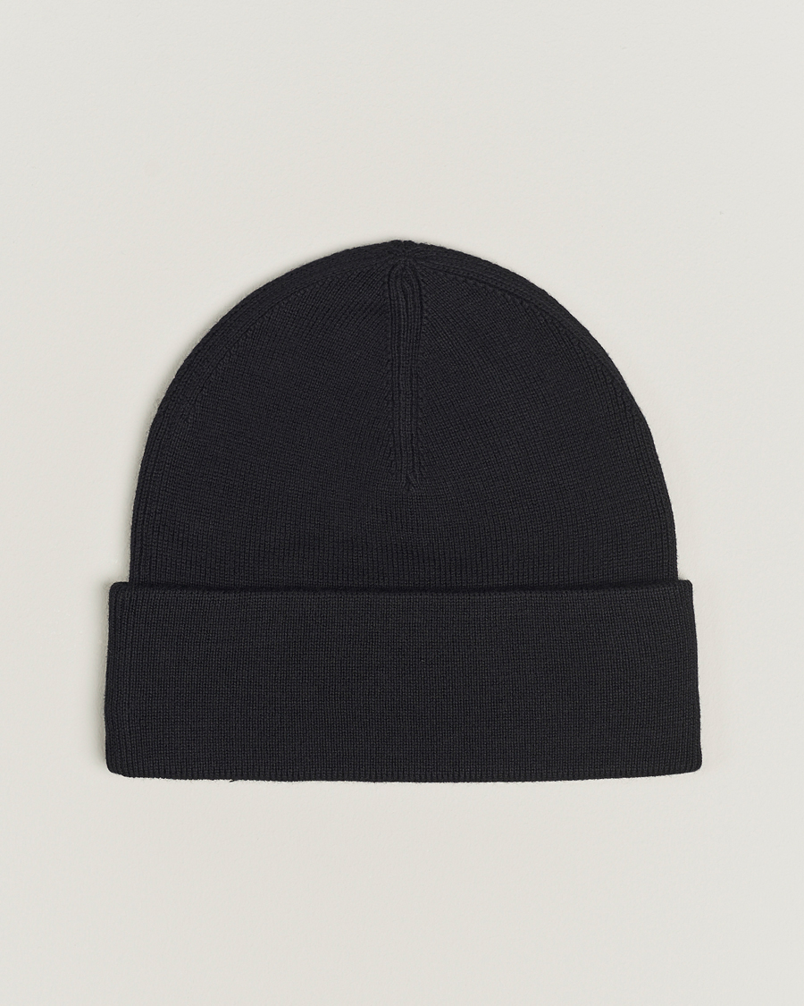 Homme | Fred Perry Merino Wool Beanie Black | Fred Perry | Merino Wool Beanie Black