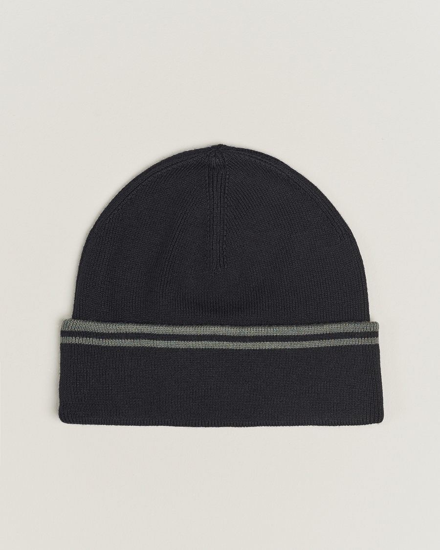 Homme | Fred Perry Twin Tipped Merino Beanie Black | Fred Perry | Twin Tipped Merino Beanie Black
