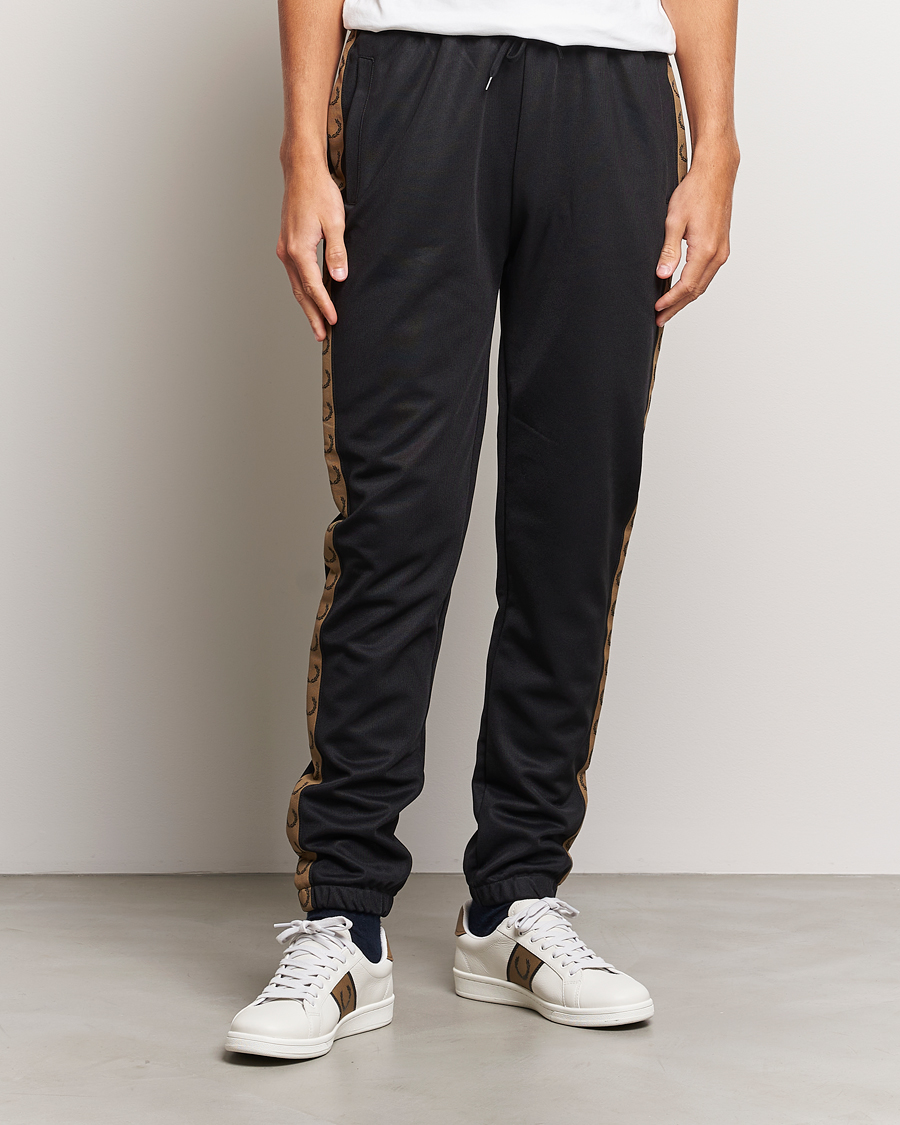Homme | Pantalons | Fred Perry | Taped Track Pants Black