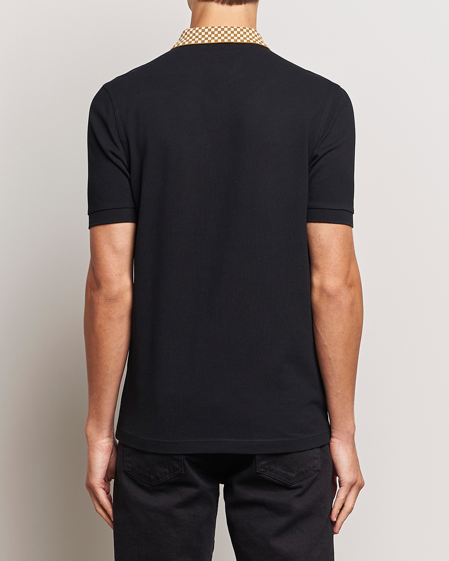 Homme | Polos | Fred Perry | Checkboard Collar Polo Black