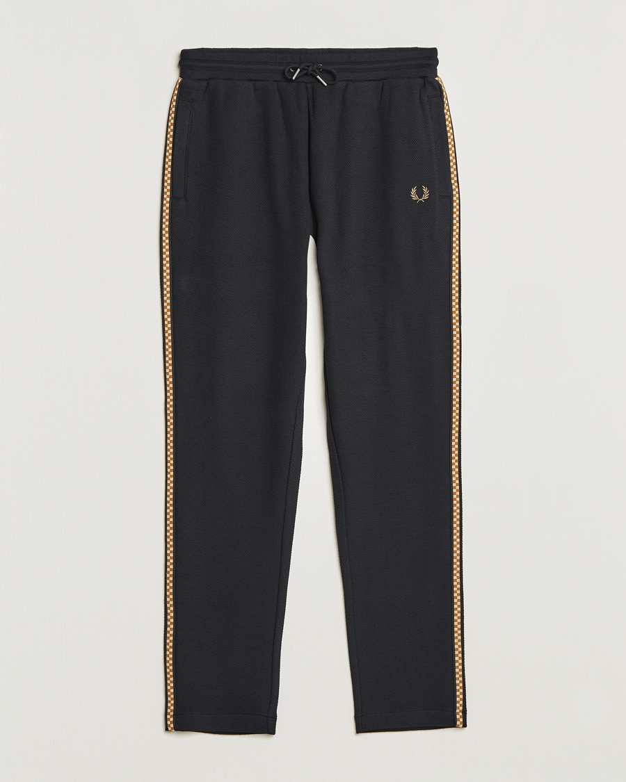Homme | Pantalons | Fred Perry | Checkboard Taped Taped Trackpant Black