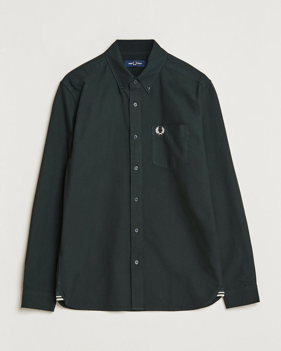 Homme | Chemises | Fred Perry | Oxford Shirt Night Green