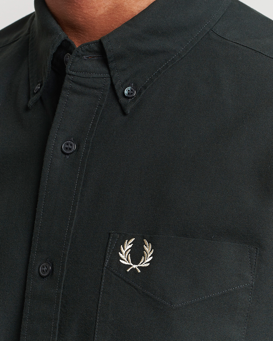 Homme | Chemises | Fred Perry | Oxford Shirt Night Green