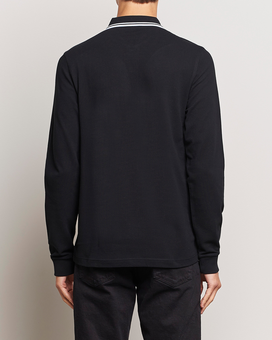 Homme | Polos | Fred Perry | Long Sleeve Twin Tipped Shirt Black
