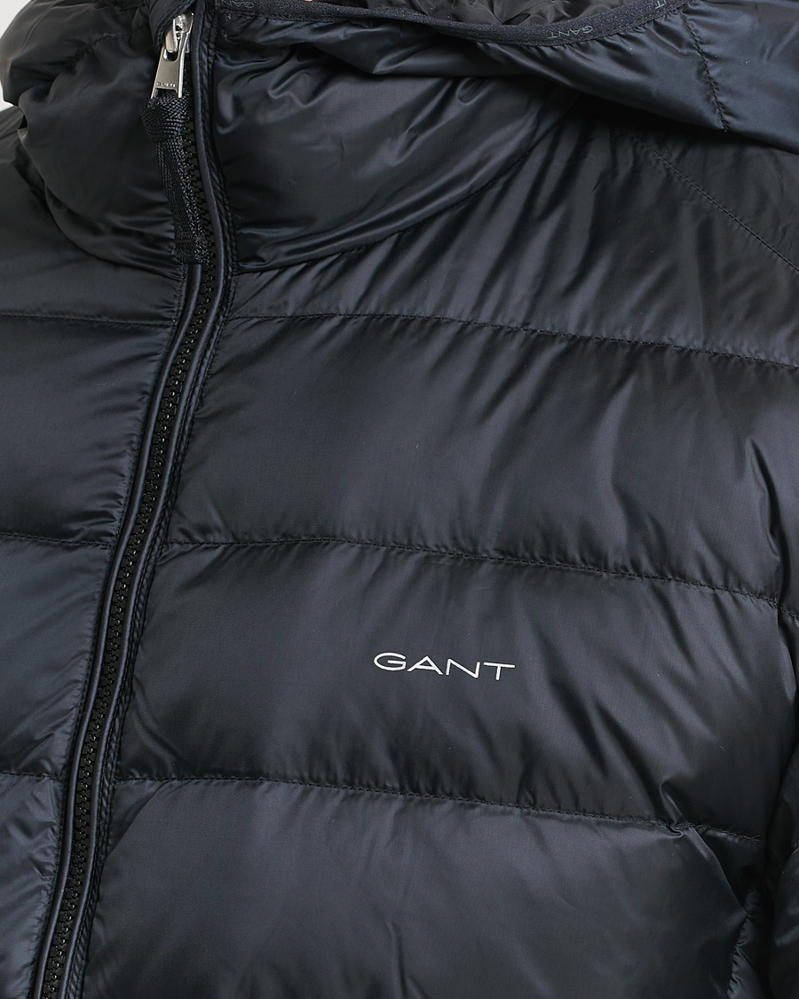 Homme | Manteaux Et Vestes | GANT | Light Down Hooded Jacket Black
