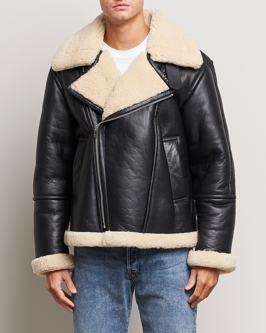 Homme | Manteaux Et Vestes | Gant | Heavy Shearling Jacket Black