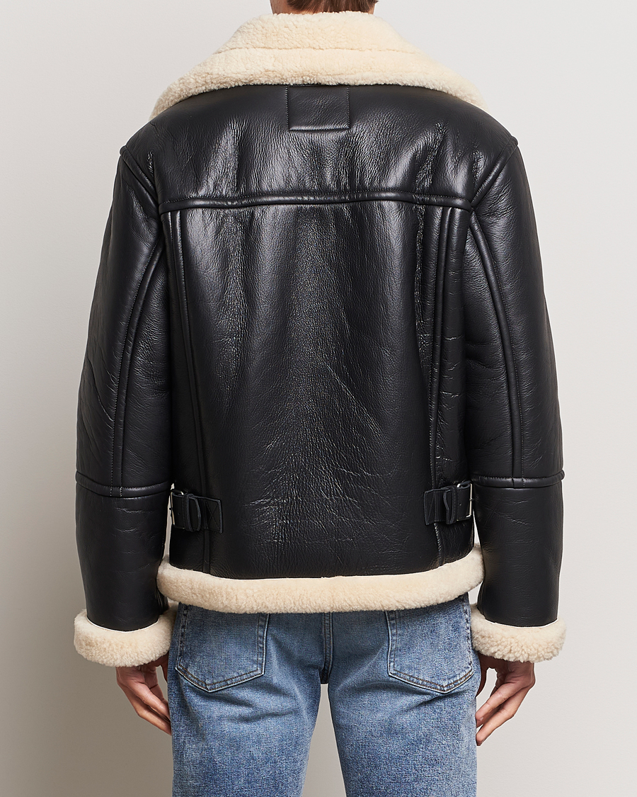 Homme | Manteaux Et Vestes | GANT | Heavy Shearling Jacket Black