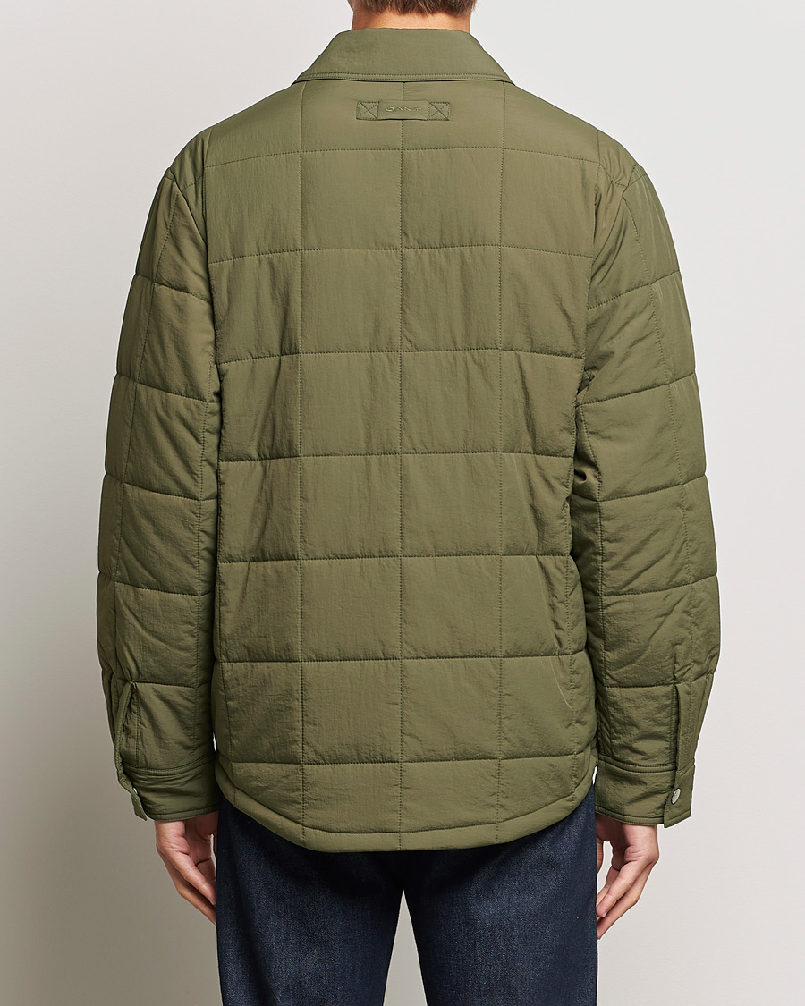 Homme | Manteaux Et Vestes | GANT | Quilted Shirt Jacket Calamata Green