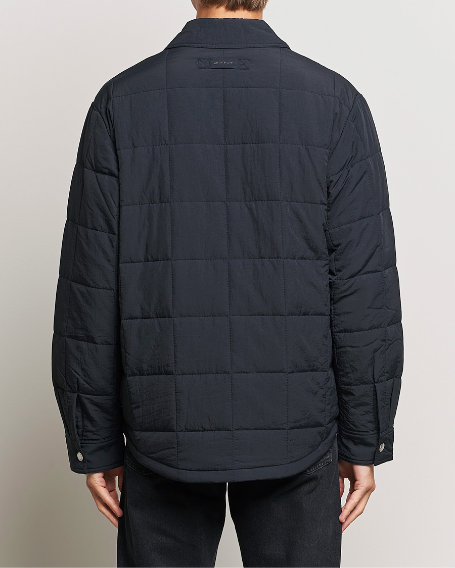 Homme | Manteaux Et Vestes | GANT | Quilted Shirt Jacket Black