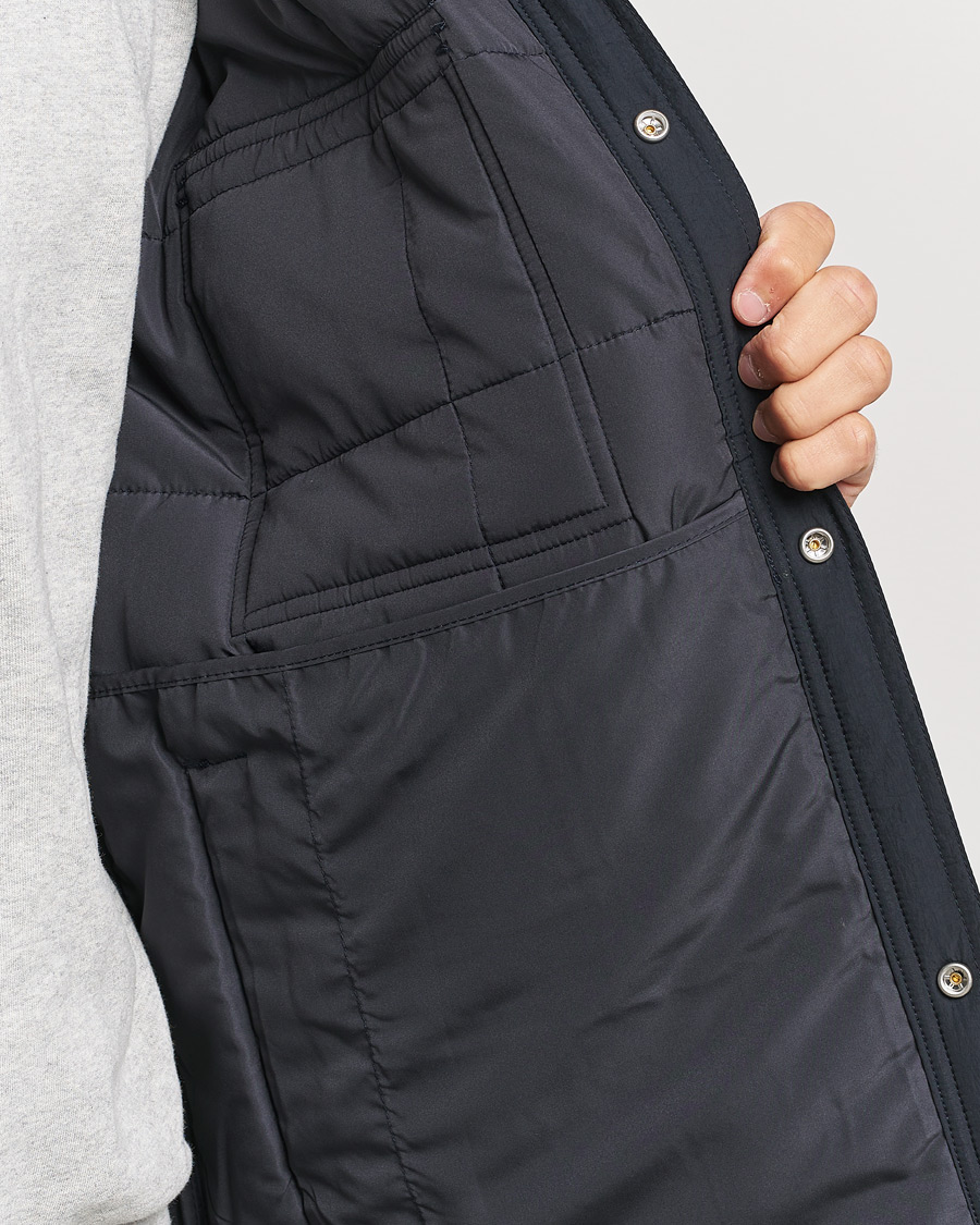 Homme | Manteaux Et Vestes | GANT | Quilted Shirt Jacket Black