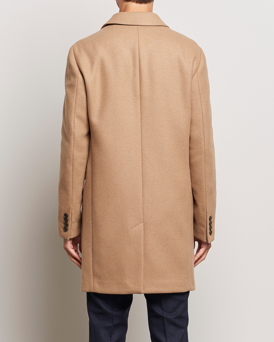 Homme | Manteaux Et Vestes | GANT | Tailored Wool Coat Mustard Beige