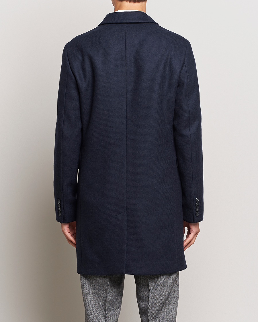 Homme | Manteaux Et Vestes | GANT | Tailored Wool Coat Night Blue