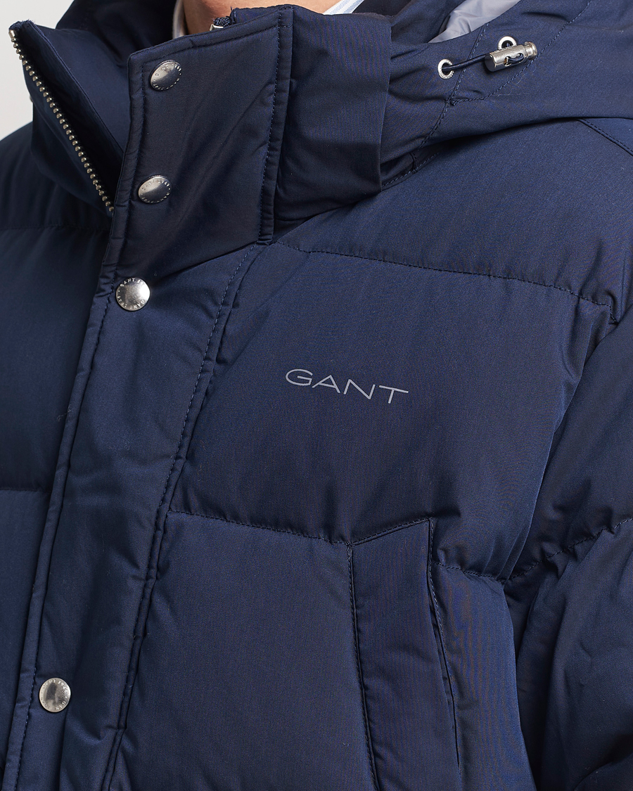 Homme | Manteaux Et Vestes | GANT | Long Alta Down Parka Evening Blue