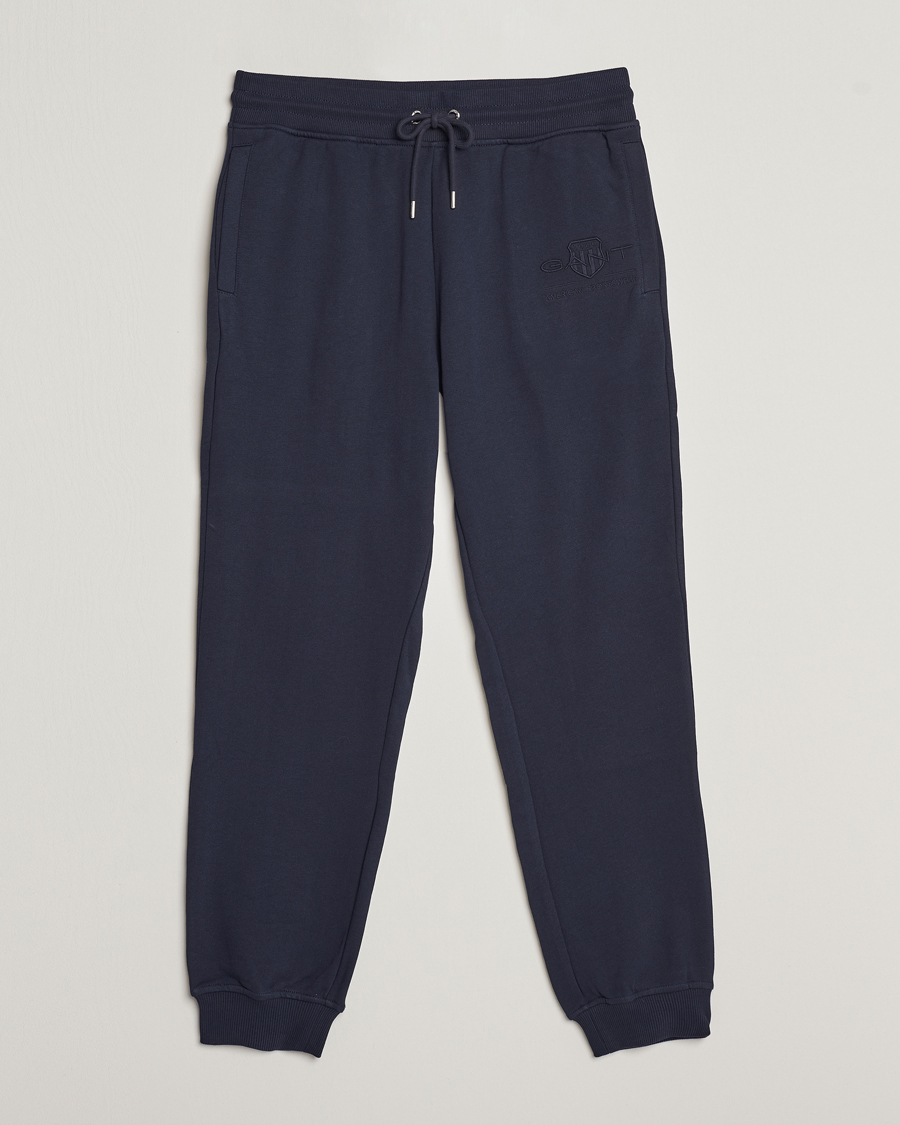 Homme | Pantalons | GANT | Archive Shield Sweatpants Evening Blue