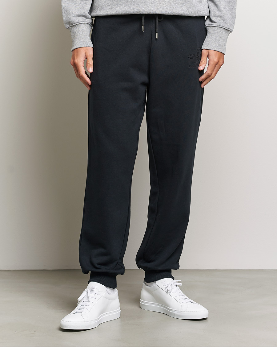 Homme | Pantalons | GANT | Archive Shield Sweatpants Black