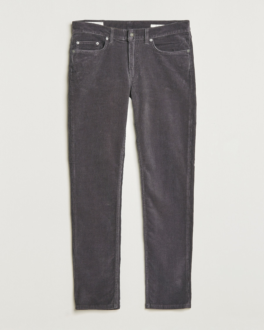 Homme | Pantalons | GANT | Cord 5-Pocket Jeans Antracite