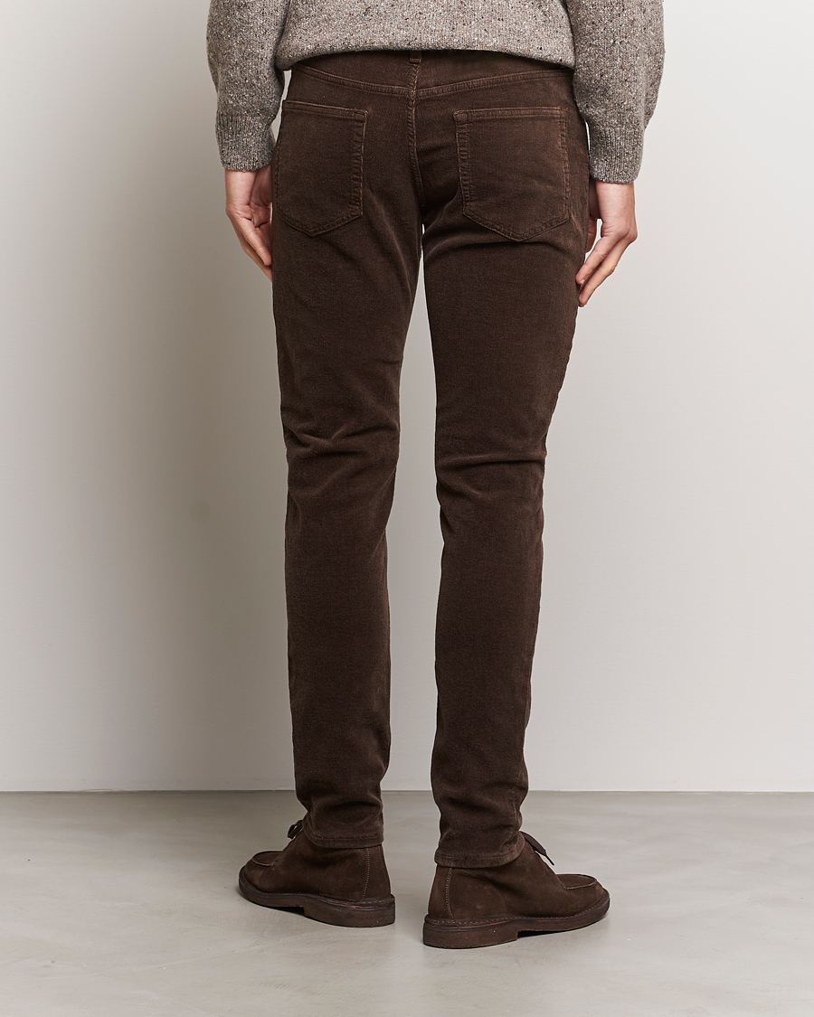 Homme | Pantalons | Gant | Cord 5-Pocket Jeans Rich Brown