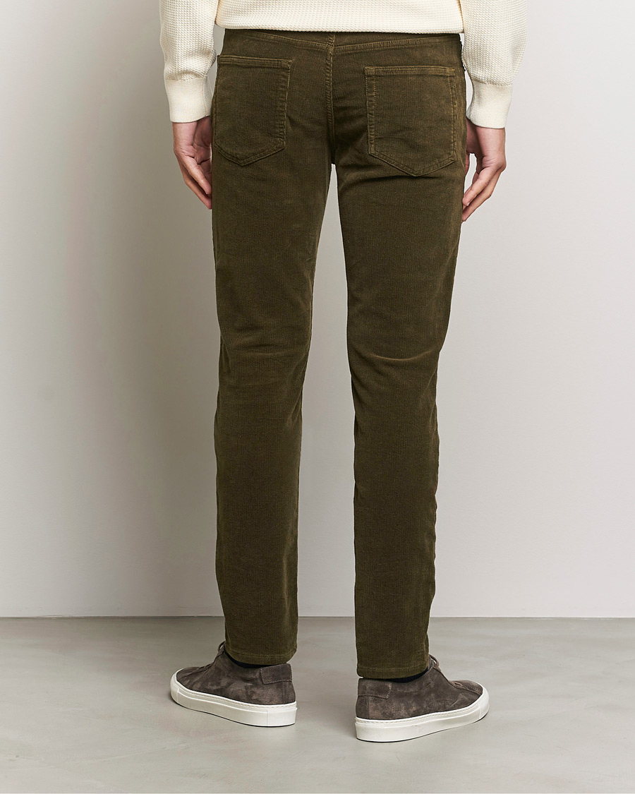 Homme | Pantalons | GANT | Cord 5-Pocket Jeans Dark Cactus