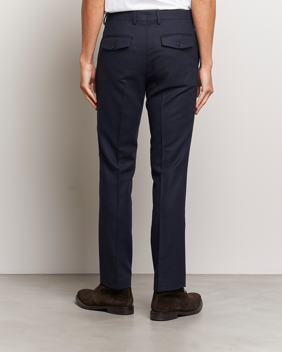 Homme | Pantalons | Gant | Slim Flannel Pants Evening Blue