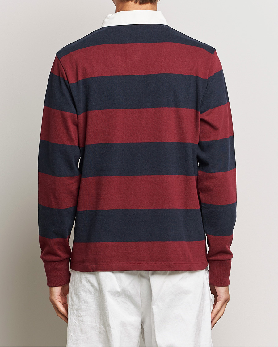 Homme | Pulls Et Tricots | GANT | Original Barstripe Heavy Rugger Plumped Red