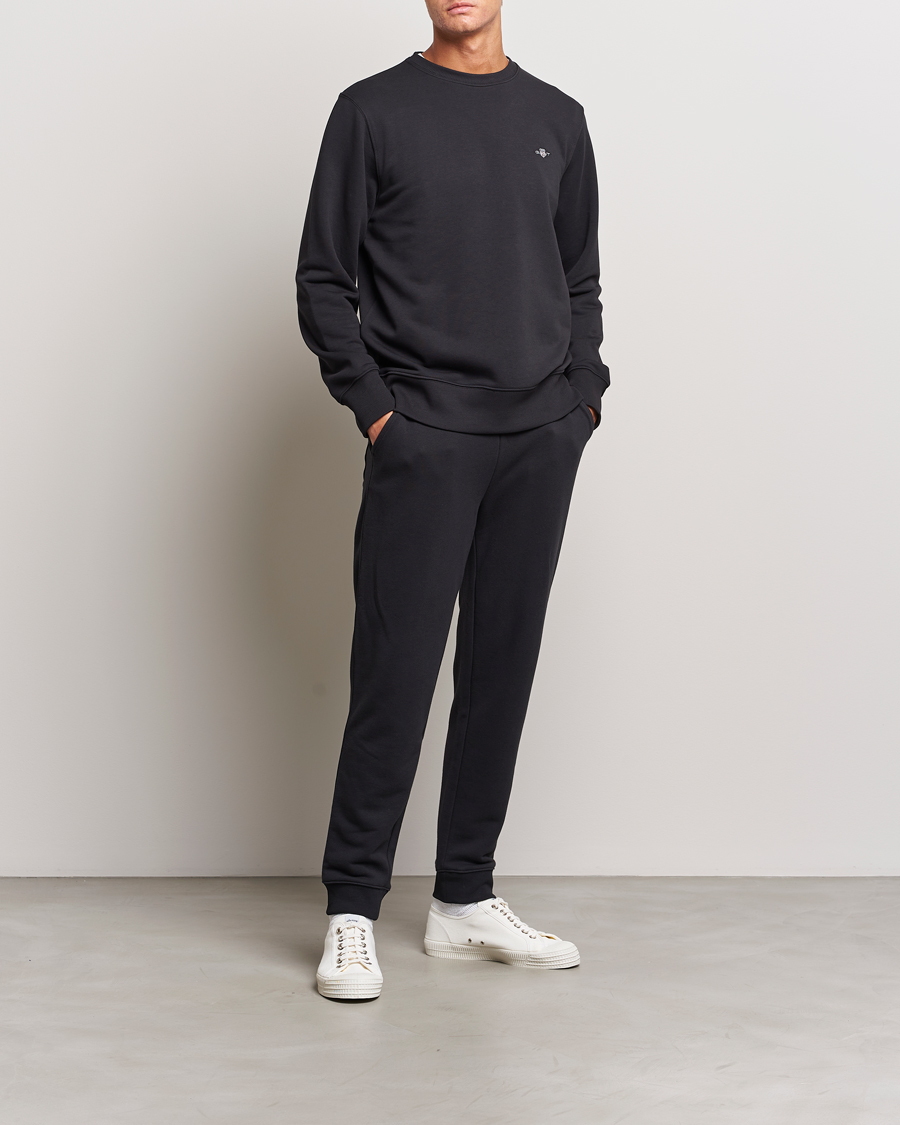 Homme | Pulls Et Tricots | Gant | Original Crew Neck Sweatshirt Black
