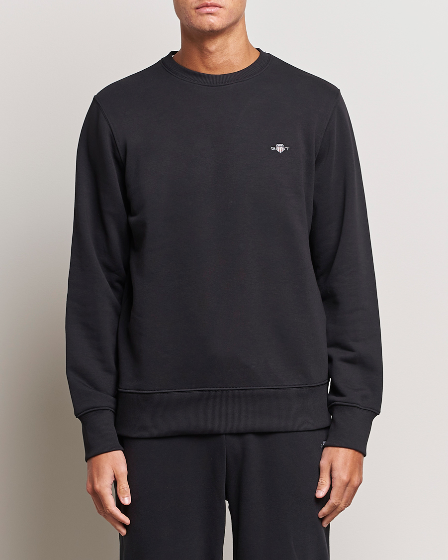 Homme | Pulls Et Tricots | Gant | Original Crew Neck Sweatshirt Black