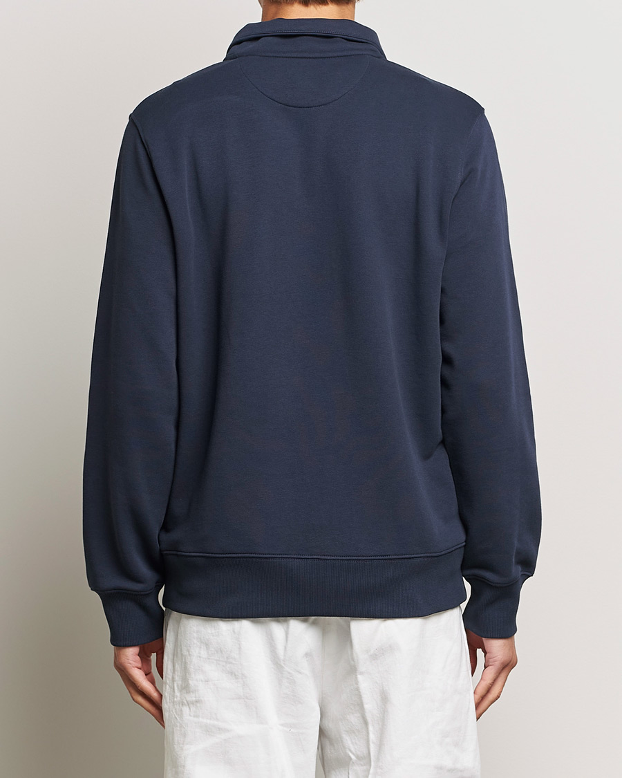Homme | Pulls Et Tricots | GANT | Original Shield Half Zip Sweater Evening Blue