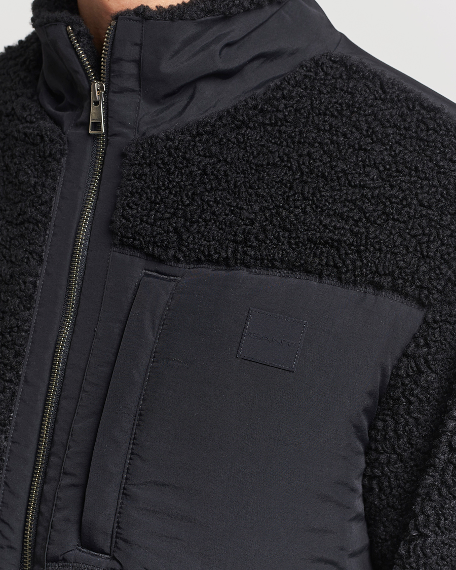 Homme | Pulls Et Tricots | GANT | Sherpa Fleece Full Zip Black