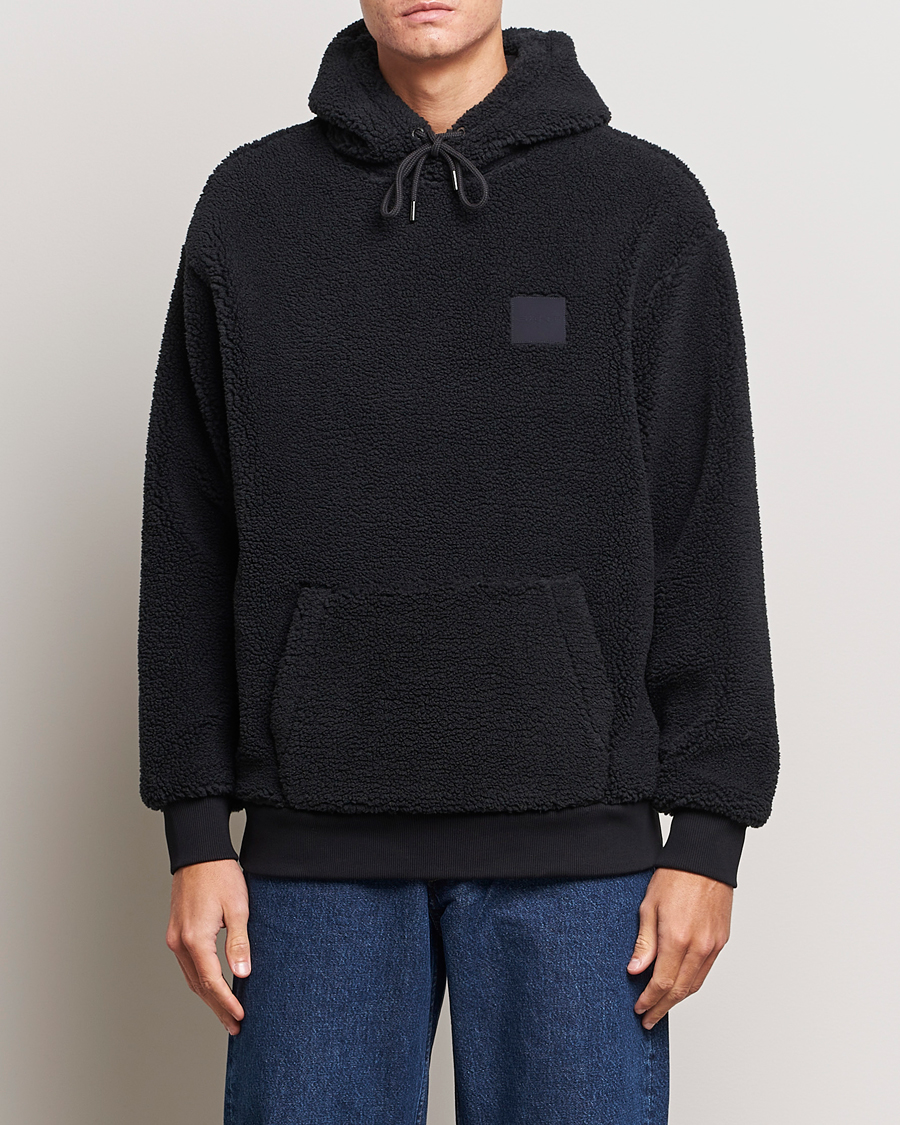 Homme | Pulls Et Tricots | GANT | Sherpa Fleece Hoodie Black