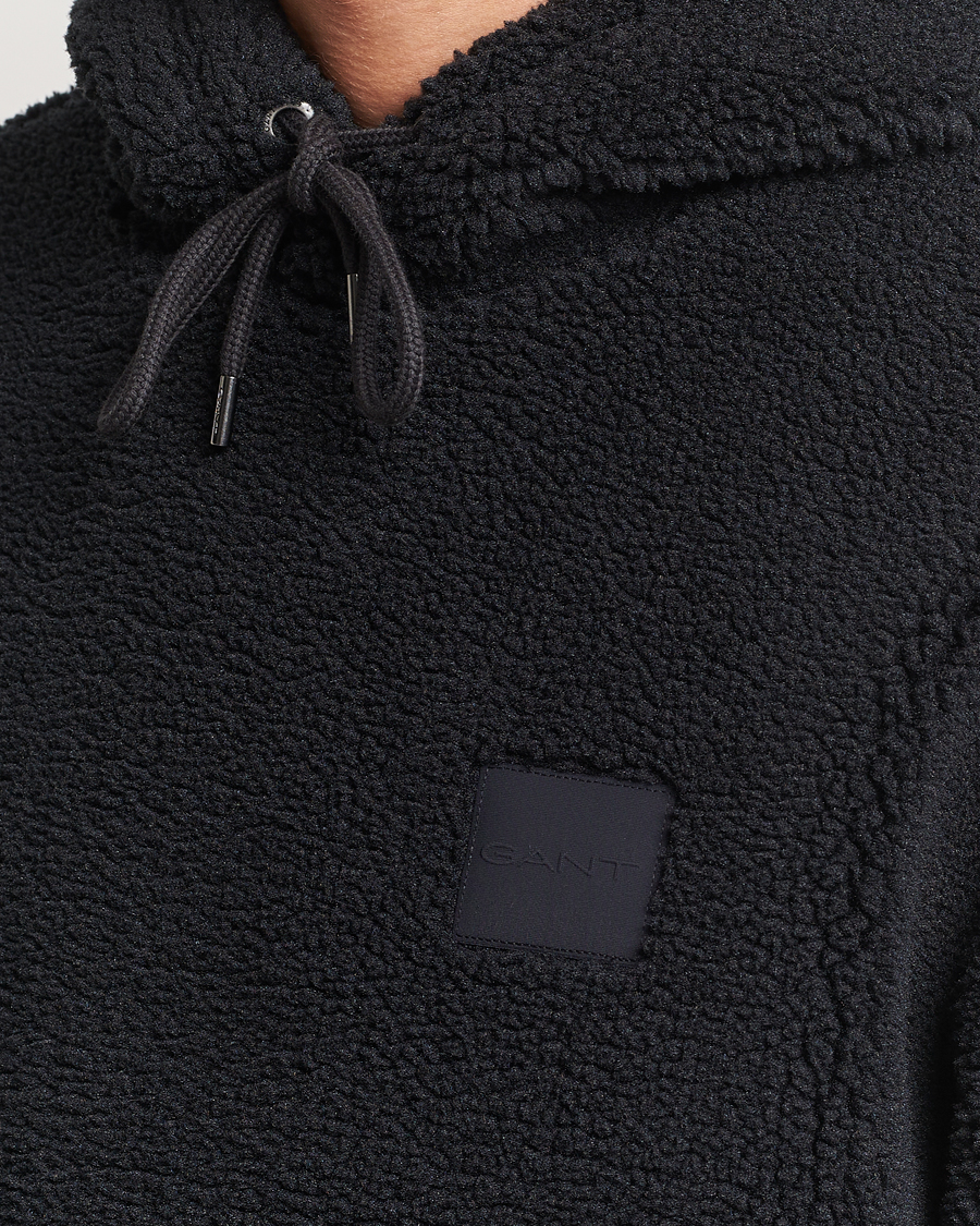 Homme | Pulls Et Tricots | GANT | Sherpa Fleece Hoodie Black
