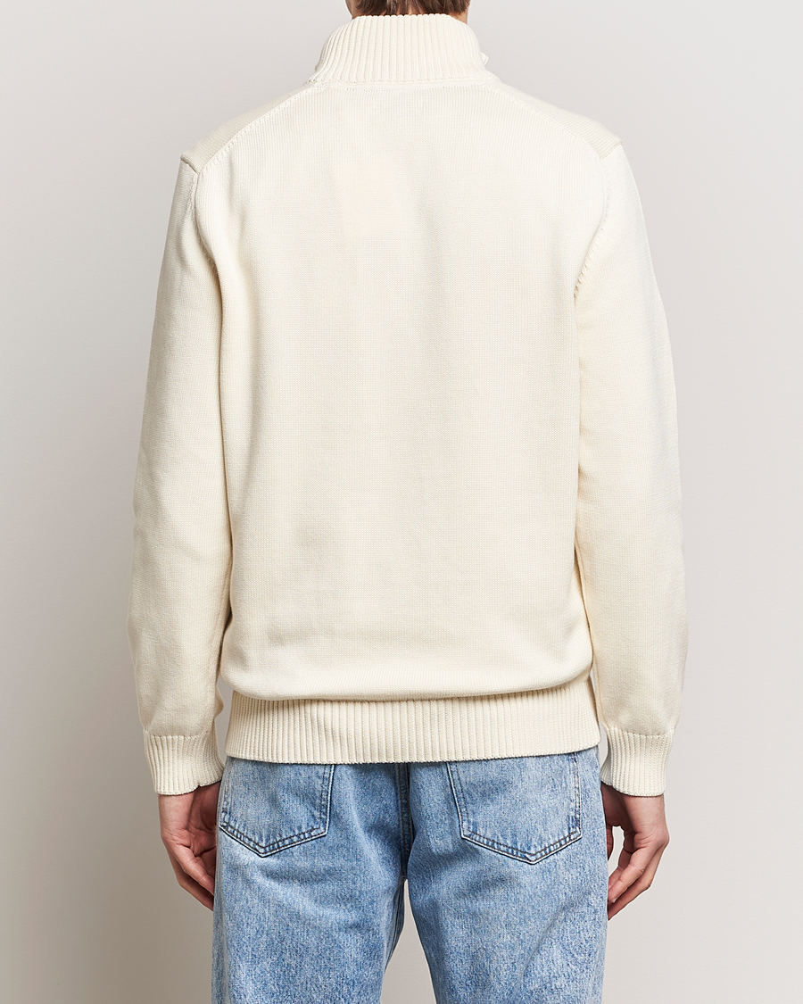 Homme | Pulls Et Tricots | GANT | Casual Cotton Half Zip Cream