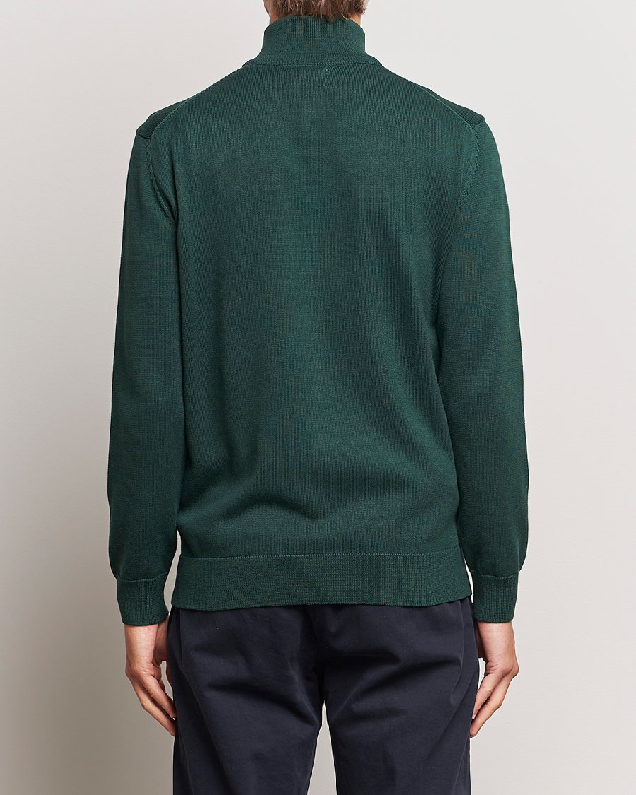 Homme | Pulls Et Tricots | GANT | Cotton Full Zip Tartan Green
