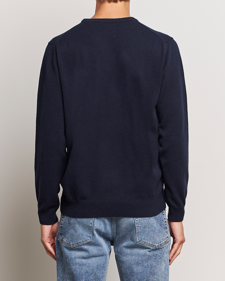 Homme | Pulls Et Tricots | GANT | Lambswool Crew Neck Pullover Marine