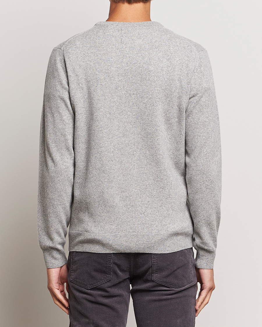 Homme | Pulls Et Tricots | GANT | Lambswool Crew Neck Pullover Grey Malange