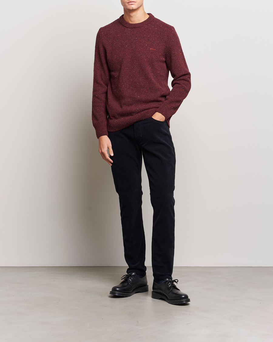 Homme | Pulls Et Tricots | GANT | Neps Donegal Crew Neck Sweater Plumped Red
