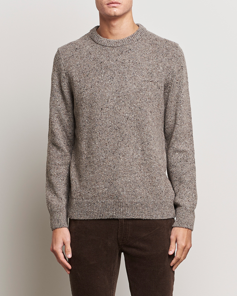 Homme | Pulls Et Tricots | GANT | Neps Donegal Crew Neck Sweater Dark Grey