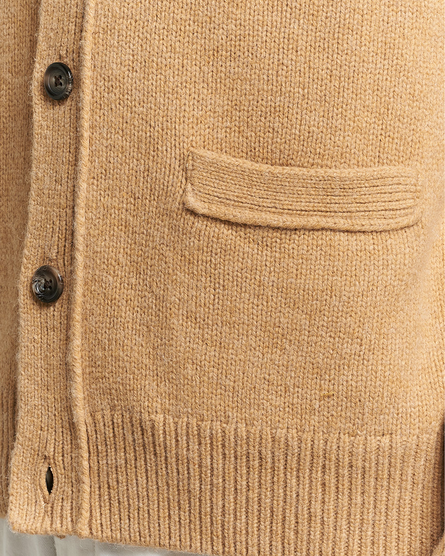 Homme | Pulls Et Tricots | GANT | Soft Wool Cardigan Khaki Melange