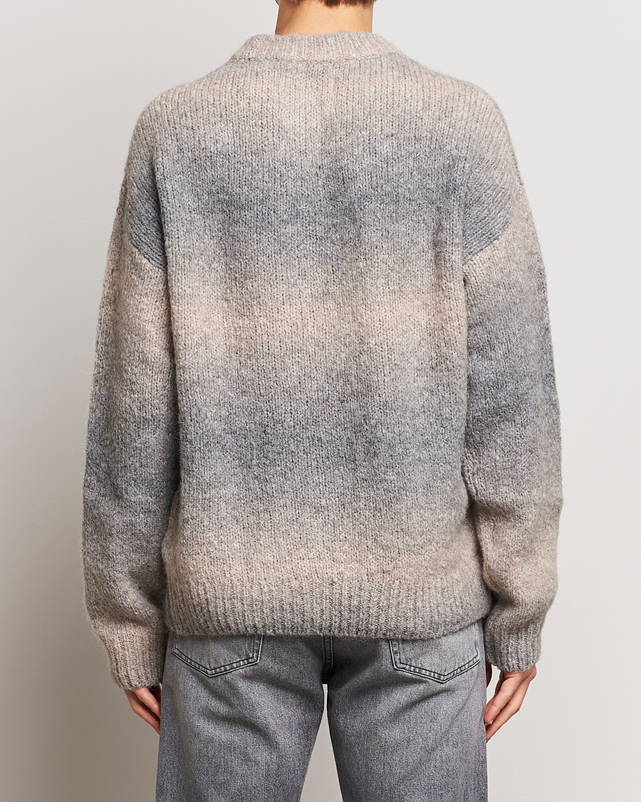 Homme | Pulls Et Tricots | GANT | Soft Wool Ombre Crew Neck Grey Melange