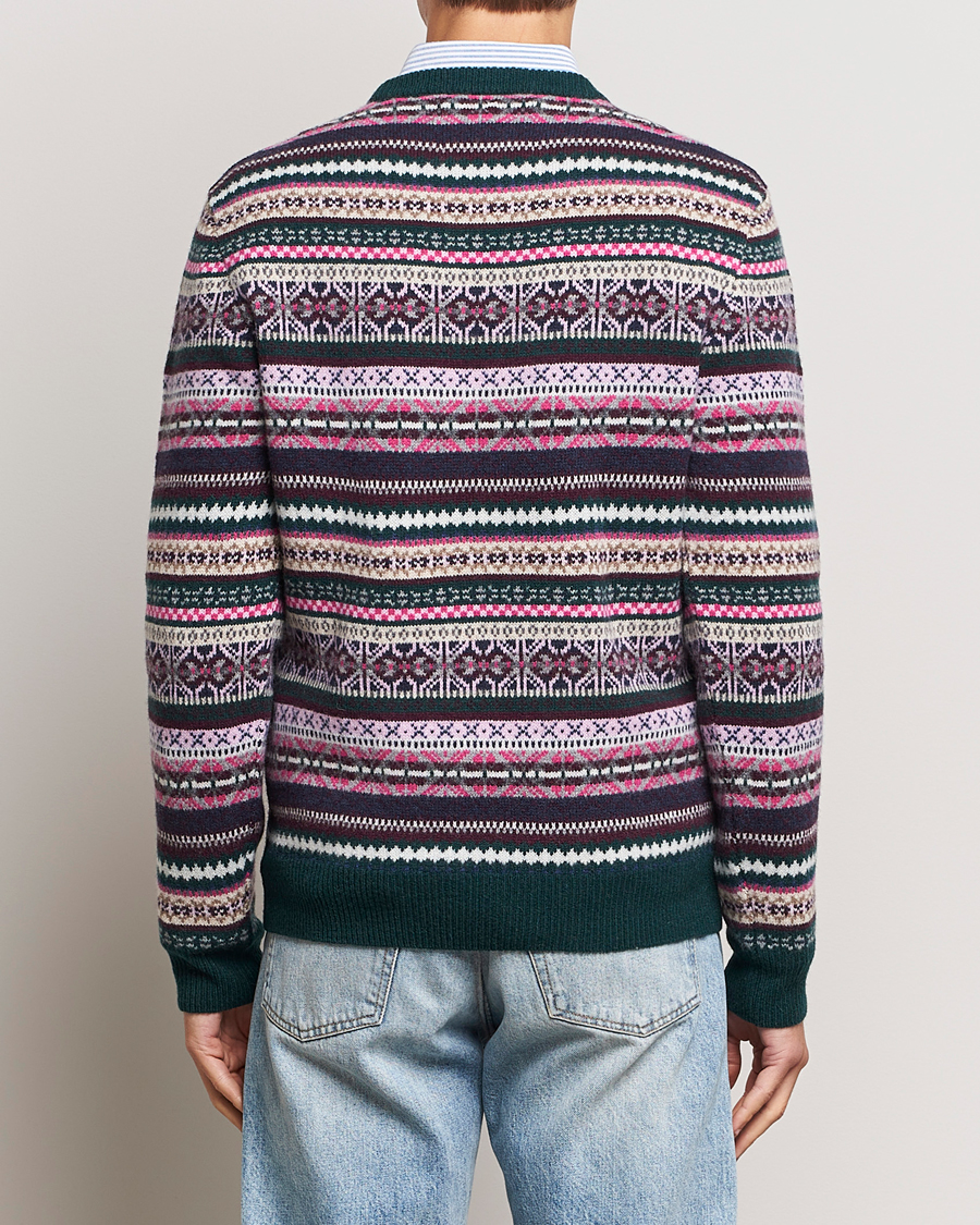 Homme | Pulls Et Tricots | GANT | Wool Fairisle Sweater Tartan Green