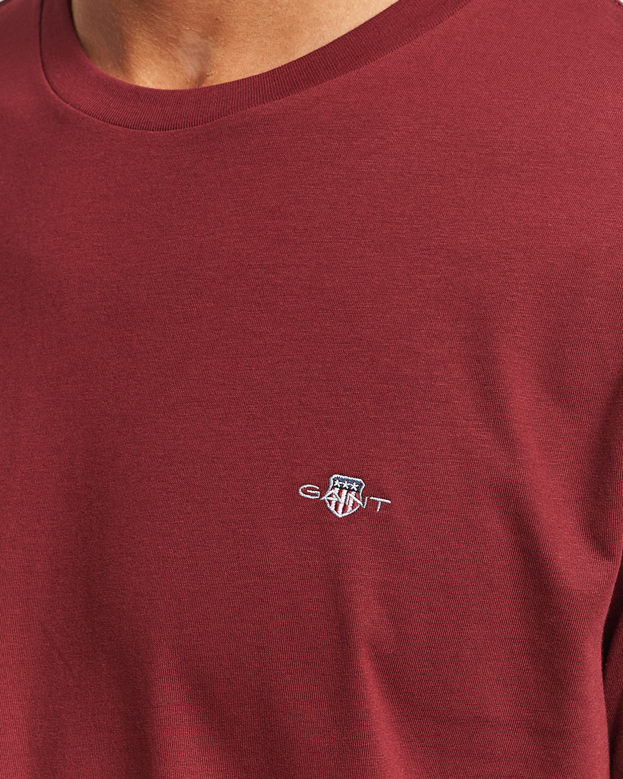 Homme | T-shirts | GANT | The Original T-shirt Plumped Red