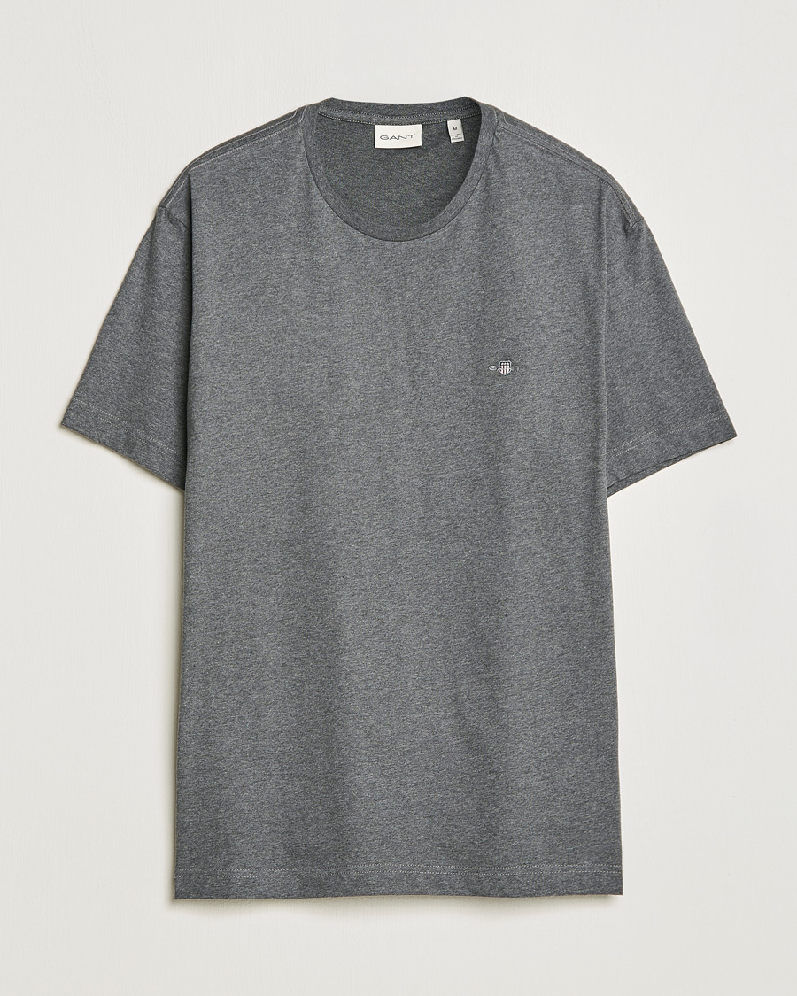 Homme | T-shirts | GANT | The Original T-shirt Antracite Melange