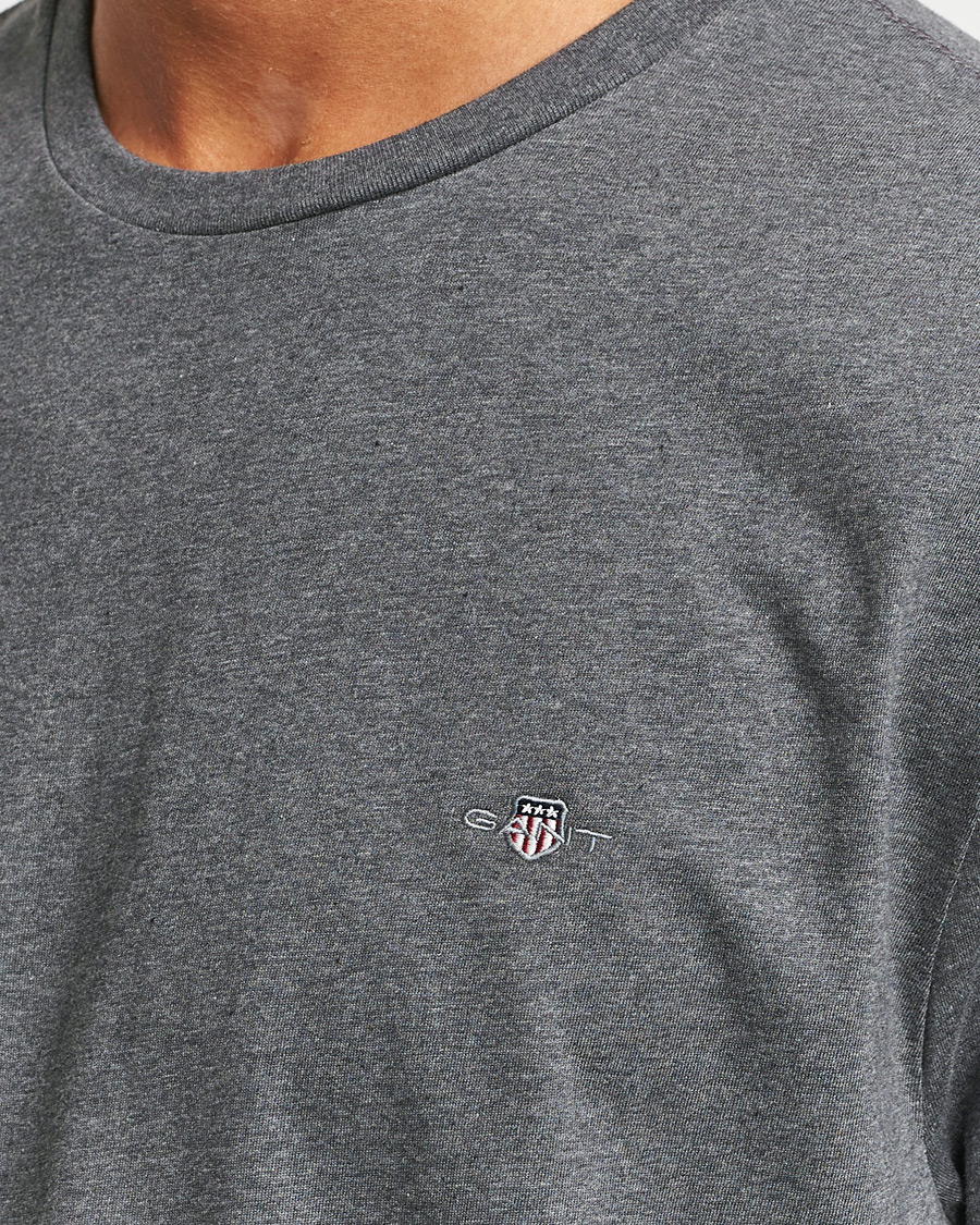 Homme | T-shirts | GANT | The Original T-shirt Antracite Melange