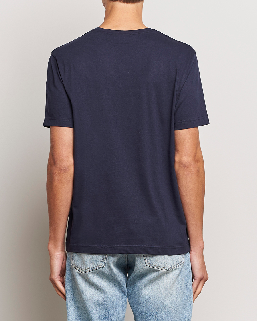 Homme | T-shirts | GANT | Archive Shield Logo T-Shirt Evening Blue