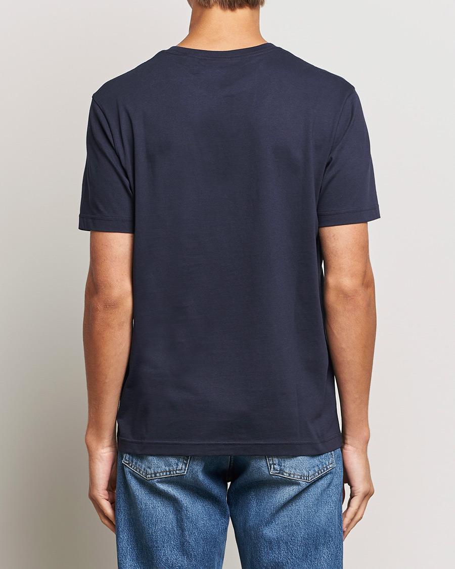 Homme | T-shirts | GANT | Archive Shield Small Logo T-Shirt Evening Blue