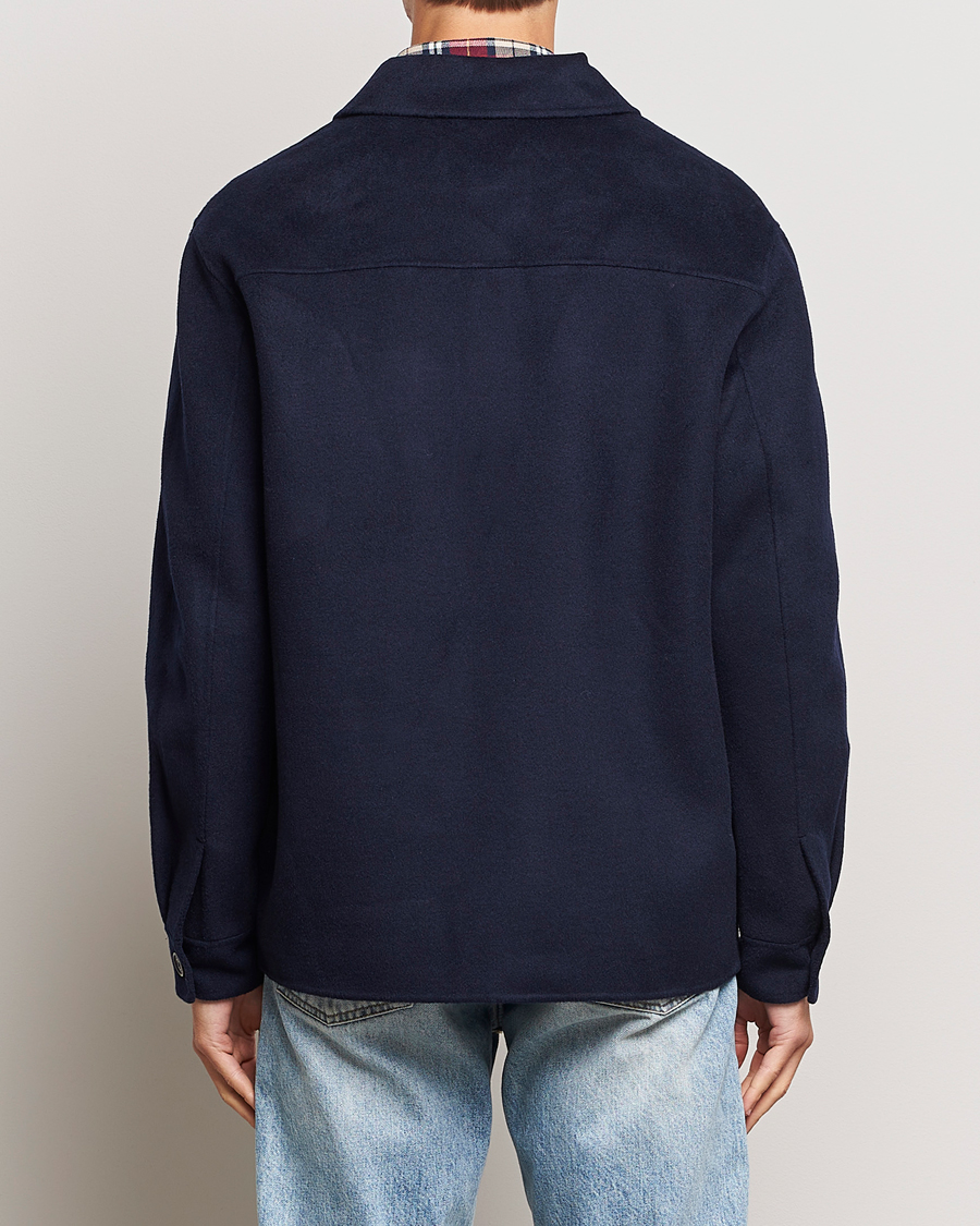 Homme | Manteaux Et Vestes | GANT | Wool Pocket Shirt Jacket Evening Blue